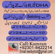 Plots for sale DHA Lahore 